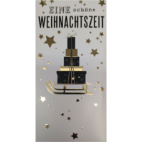 Geschenkschokolade Schlitten